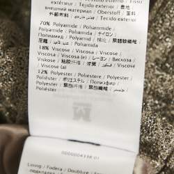 Pre Owned M Missoni Grey Lurex Knit Maxi Skirt S