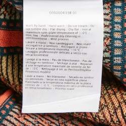 M Missoni Orange Floral Pattern Knit Cardigan M