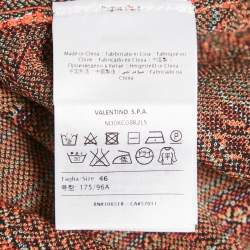 Pre Owned توب أم ميزوني تريكوت نمط زهري وردي مقاس كبير (لارج)