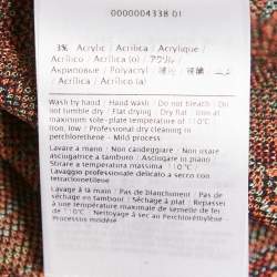 Pre Owned توب أم ميزوني تريكوت نمط زهري وردي مقاس كبير (لارج)