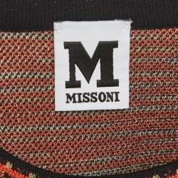 M Missoni Pink Floral Patterned Knit Top L