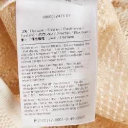 Pre Owned M Missoni White Sea Shell Pattern Lurex Knit Top S