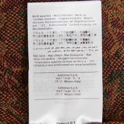 Pre Owned M Missoni Burgundy Floral Pattern Knit Sleeveless Top L