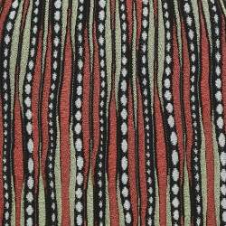 Pre Owned M Missoni Orange/Green Alga and Bubble Knit A-Line Mini Dress M