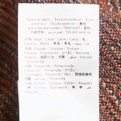 Pre Owned M Missoni Brown Floral Pattern Knit Cardigan M