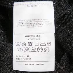 M Missoni Black Lurex Knit Gathered Sleeveless Top L