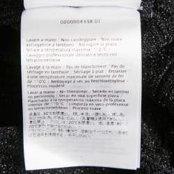 M Missoni Black Lurex Knit Gathered Sleeveless Top L