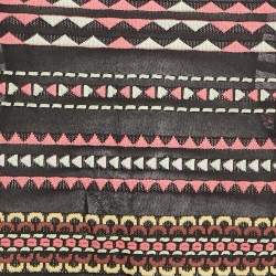 M Missoni Black Patterned Knit Top L