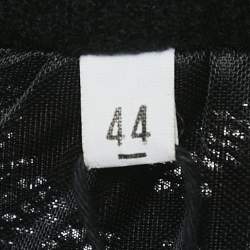 Pre Owned M Missoni Black/Brown Patterned Knit Maxi Skirt M