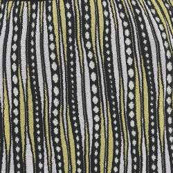 Pre Owned M Missoni Pink/Black Patterned Lurex Knit Maxi Skirt L