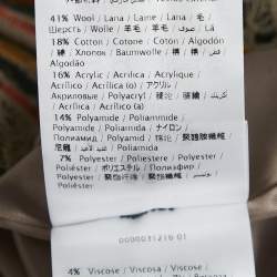 Pre Owned M Missoni Beige Patterned Knit Short Sleeve Maxi Dress S