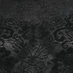 Pre Owned M Missoni Black Textured Knit Sheer Long Sleeve Top S