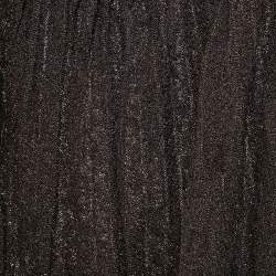 M Missoni Metallic Patterned Lurex Knit Sleeveless Top L
