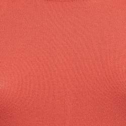 Pre Owned M Missoni Orange Jersey Long Sleeve Top S