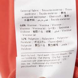 Pre Owned M Missoni Orange Jersey Long Sleeve Top S