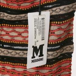 M Missoni Multicolor Stripe Patterned Knit Leggings S