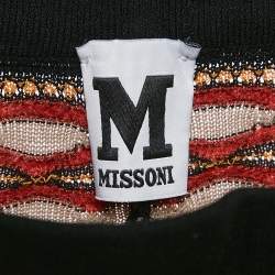 M Missoni Multicolor Stripe Patterned Knit Leggings S