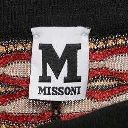 M Missoni Multicolor Stripe Patterned Knit Leggings M