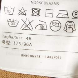 Pre Owned M Missoni Brown Wool Knit Long Sleeve Top L