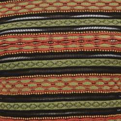 Pre Owned M Missoni Green/Multicolor Patterned Long Sleeve Top S