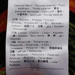 Pre Owned M Missoni Green/Multicolor Patterned Long Sleeve Top S