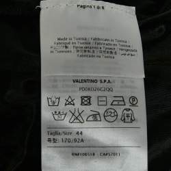 مملوكة مسبقًا M Missoni Yellow/Pink Alga and Bubble Pattern Knit Sleeveless Midi Dress M