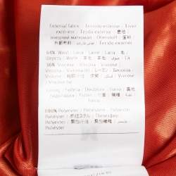 M Missoni Orange Patterned Knit Maxi Skirt M