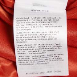 M Missoni Orange Patterned Knit Maxi Skirt M