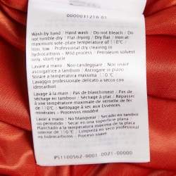 M Missoni Orange Patterned Knit Maxi Skirt L