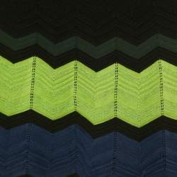 Pre Owned M Missoni Black Patterned Knit Skirt S