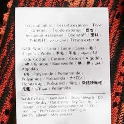 Pre Owned M Missoni Orange/Black Knit Sleeveless Top M