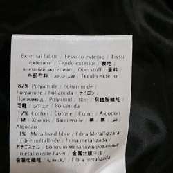 Pre Owned M Missoni Black/Purple Stripe Lurex Knit Sleeveless Maxi Dress M