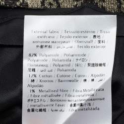 Pre Owned M Missoni Black/Purple Stripe Lurex Knit Sleeveless Maxi Dress S