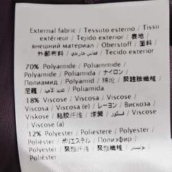 مملوكة مسبقًا M Missoni Purple Plum Lurex Knit Pleated Maxi Dress L