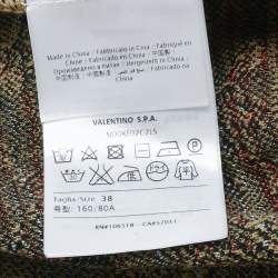 Pre Owned M Missoni Multicolor Patterned Knit Cardigan S