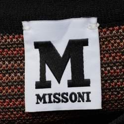 Pre Owned M Missoni Multicolor Patterned Knit Top M