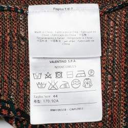 Pre Owned M Missoni Multicolor Patterned Knit Top M