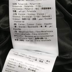 Pre Owned فستان إم ميزوني تريكو مخطط متعدد الألوان بدون أكمام قصير مقاس وسط (ميديم)