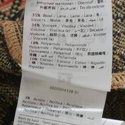 Pre Owned M Missoni Multicolor Floral Knit Midi Dress L