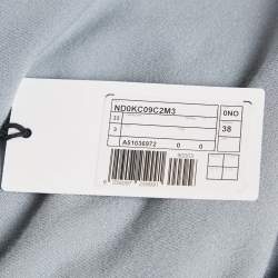 Pre Owned سويت شيرت إم ميزوني رمادي محبوك بطبقة مرنة مقاس صغير (سمول)