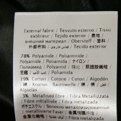 Pre Owned M Missoni Black /Pink Patterned Lurex Knit Neck Tie Detail Maxi Dress M