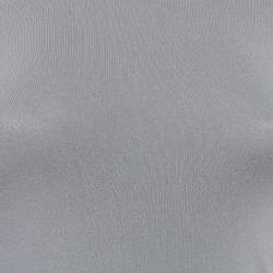 مملوكة �مسبقًا M Missoni Grey Stretch Knit Crewneck Sweatshirt S