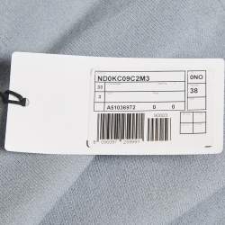 مملوكة مسبقًا M Missoni Grey Stretch Knit Crewneck Sweatshirt S