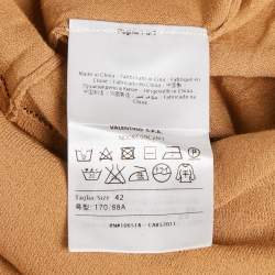 Pre Owned M Missoni Beige Stretch Knit Crewneck Sweatshirt M