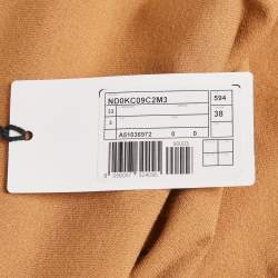 مملوكة مسبقًا كنزة إمل ميزوني بياقة دائرية رمادية مطاطة مقاس كبير