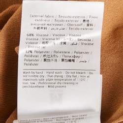 مملوكة مسبقًا كنزة إمل ميزوني بياقة دائرية رمادية مطاطة مقاس كبير