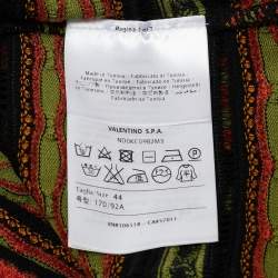 Pre Owned M Missoni Multicolor Patterned Knit Full Sleeve Top M