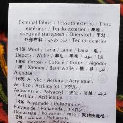 مملوكة مسبقًا M Missoni Black Pointelle Knit Button Front Cardigan L