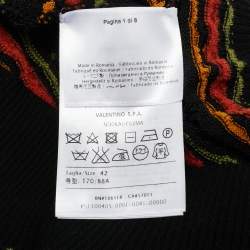 مملوكة مسبقًا كاردتيغان إم ميزوني بني تريكو بثقوب بأزرار أمامية مقاس كبير