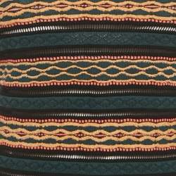 Pre Owned M Missoni Multicolor Patterned Knit Full Sleeve Top L